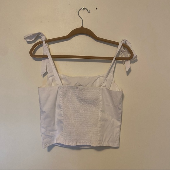 Dynamite | Crop Top Blouse | Women’s M | White - Picture 2 of 4